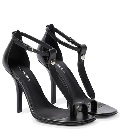 burberry reason leather thong sandals|burberry leather sandals.